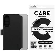 CARE af PanzerGlass Feature Tango 2in1 Wallet Qi Case til Samsung Galaxy S25 Edge - sort