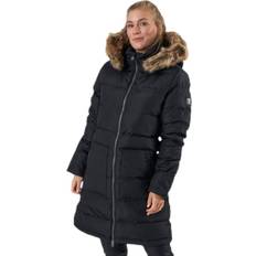 Paranaque Long Down Parka Jacket Black, Female, Tøj, jakker, Sort, 38
