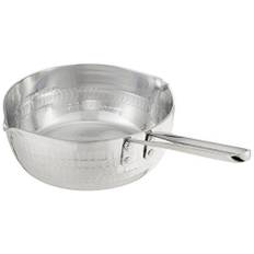 Endoshoji TKG AYK7003 Professional Snow Flat Pot, 7.5 inches (19 cm), Co-Patterned Plate, Induction Compatible, Main Body, Aluminum Alloy, Bottom Stai