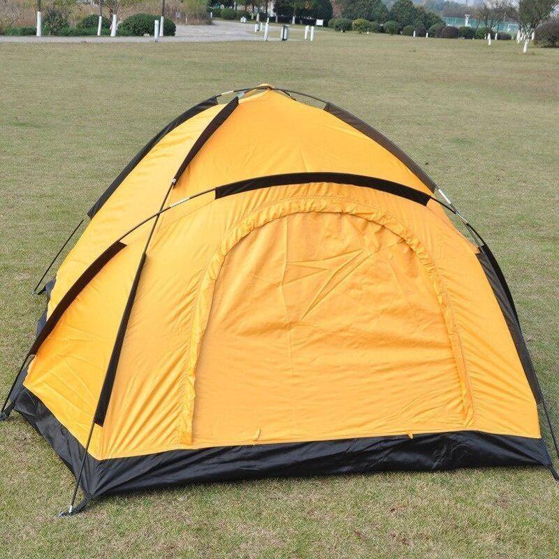 Ny Ultralätt Tält Dubbel Campingtält Vårutflykt Vandring Glasfiber Snabbt att Sätta Upp Bärbar Rese Ryggsäcks Tält Anti-UV