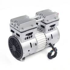 Oljefri luftkompressor tyst tyst kompressor tryckluft 750 W 1 400 varv/min oljefritt luftkompressorhuvud viskare huvud 8 bar aluminium oljefri kompressor för textilmaskiner klimat 220 V