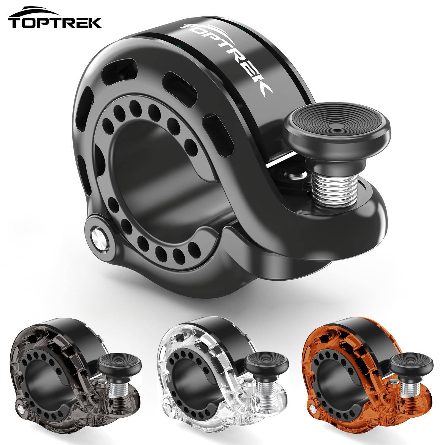Toptrek Ny Uppgradering Cykelklocka 110dB Högt Cykelhorn Innovativ Cykelsäkerhet Mini MTB Landsvägscykelklocka Cykeltillbehör2 brun