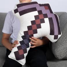 Minecraft Netherite Pickaxe Pillow - 22 in x 22 in
