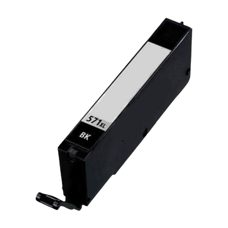 0331C001 Canon CLI-571BK sort XL Printerpatron - 12,2 ml. - Kompatibel