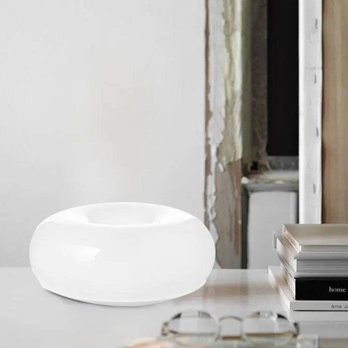 Donut Bordslampa - Donutformad Modern LED Bordslampa - Vit / Bordslampa