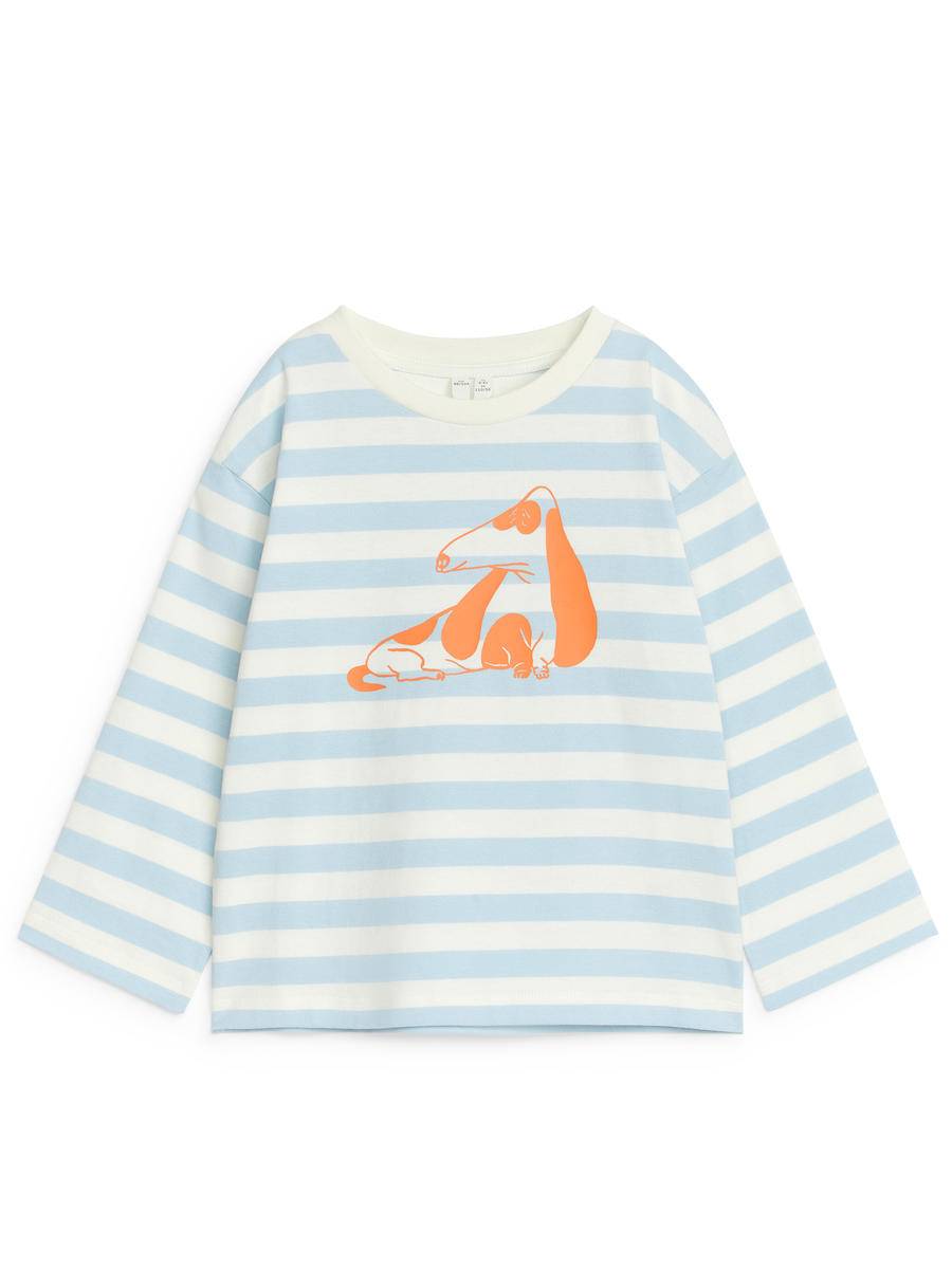 ARKET Long-Sleeve T-Shirt -Blue, 110/116