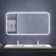 Mai & Mai Wandspiegel Badezimmer Spiegel LED 140x70cmm LED Bad-Spiegel mit Touchschalter, Beschlagfrei durch Antifog-Schicht