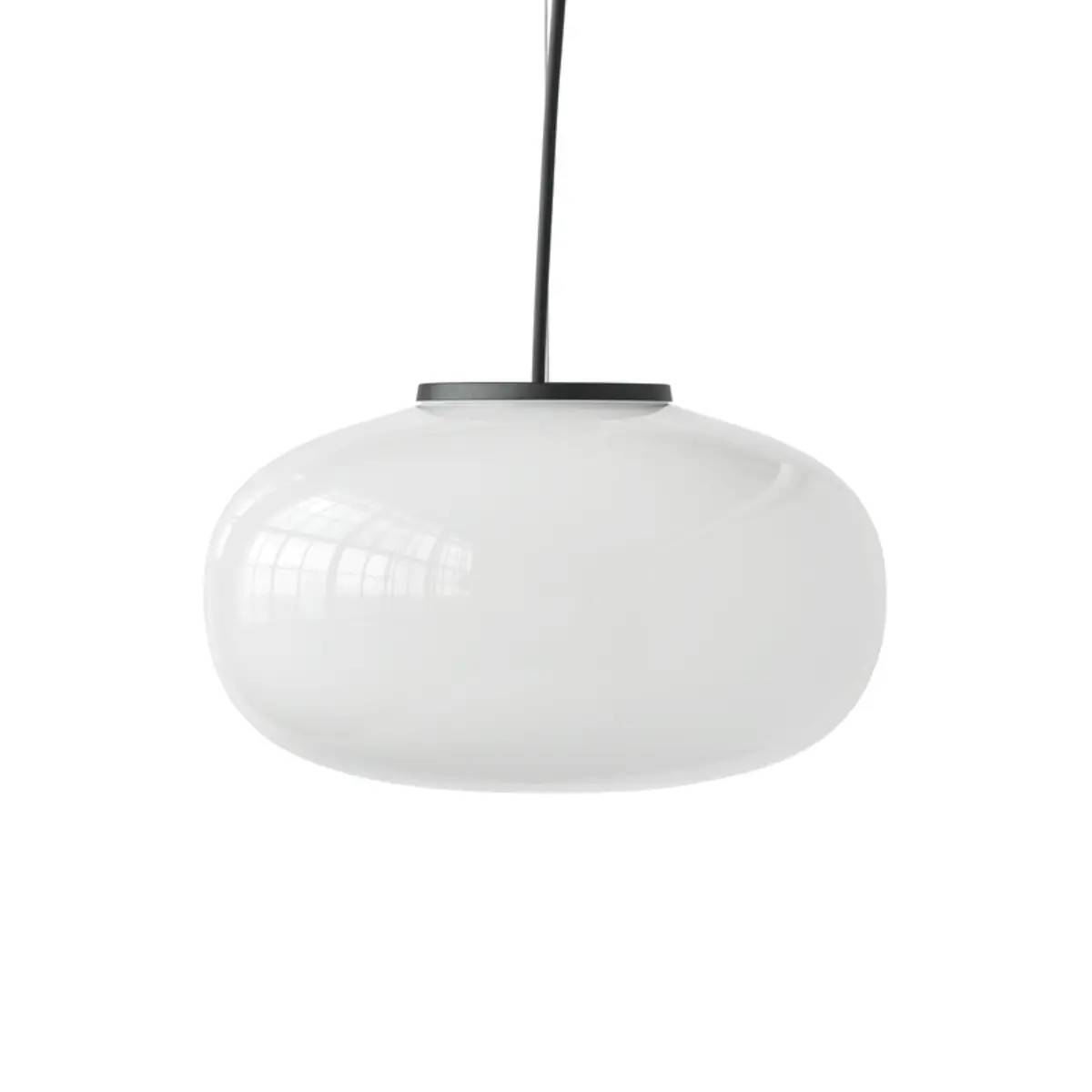New Works, Karl-Johan Pendel Ø40 Hvidt Opalglas