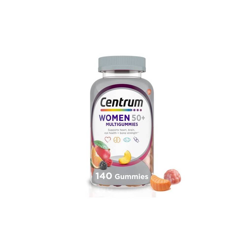 Centrum Silver Kvinder Multivitamin gummy til kvinder 50+, Multivitamin og mineraltilskud