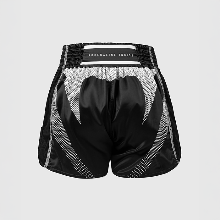 Venum Adrenaline Muay Thai Shorts Sort Grå