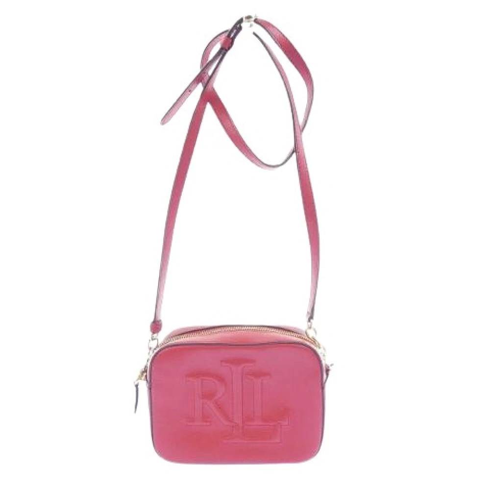 Ralph Lauren Pre-owned Pre-owned Lauren Skuldertaske - Vintage - Dame - Lyserød - ONE SIZE - Uld