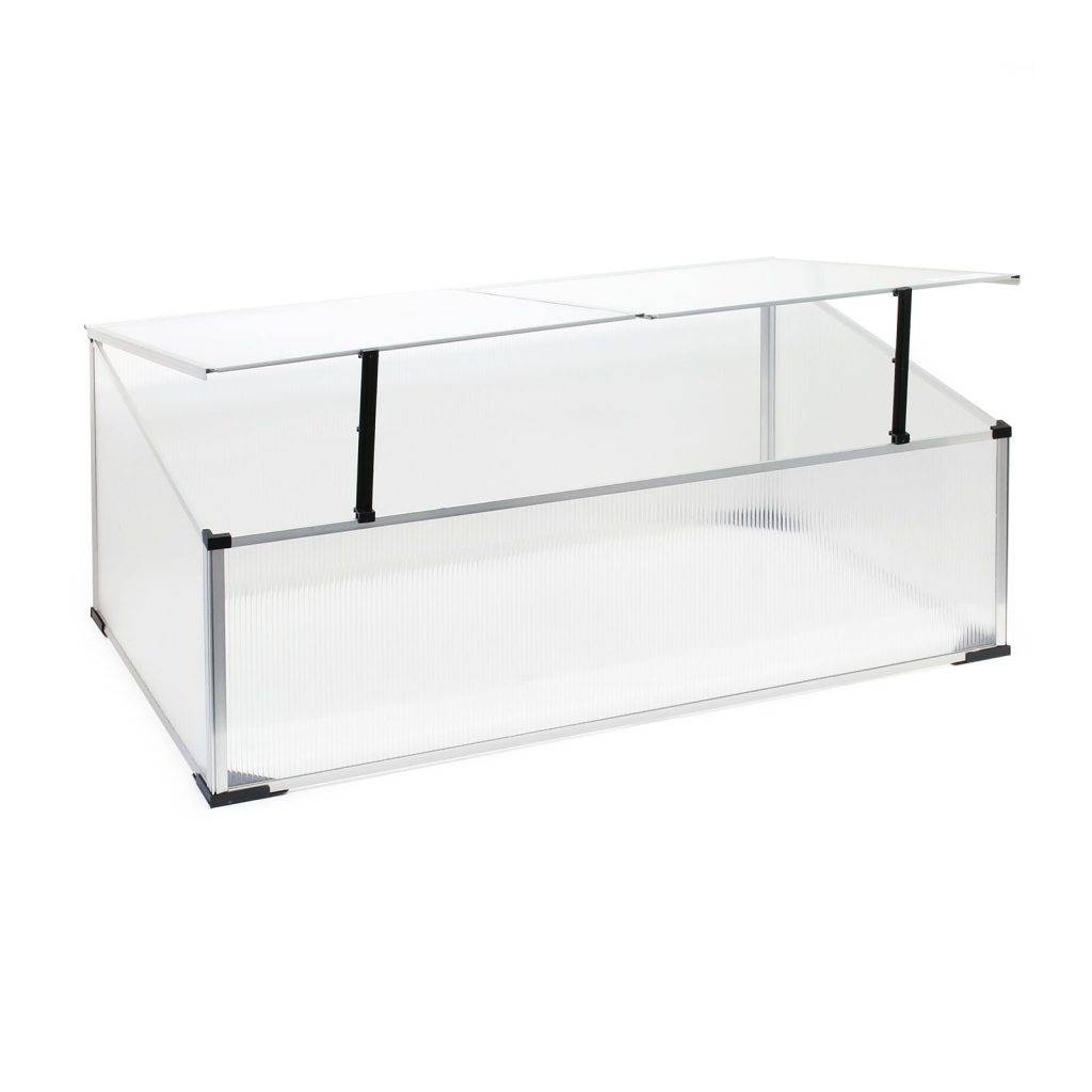 Växthus aluminium 100x60x40cm