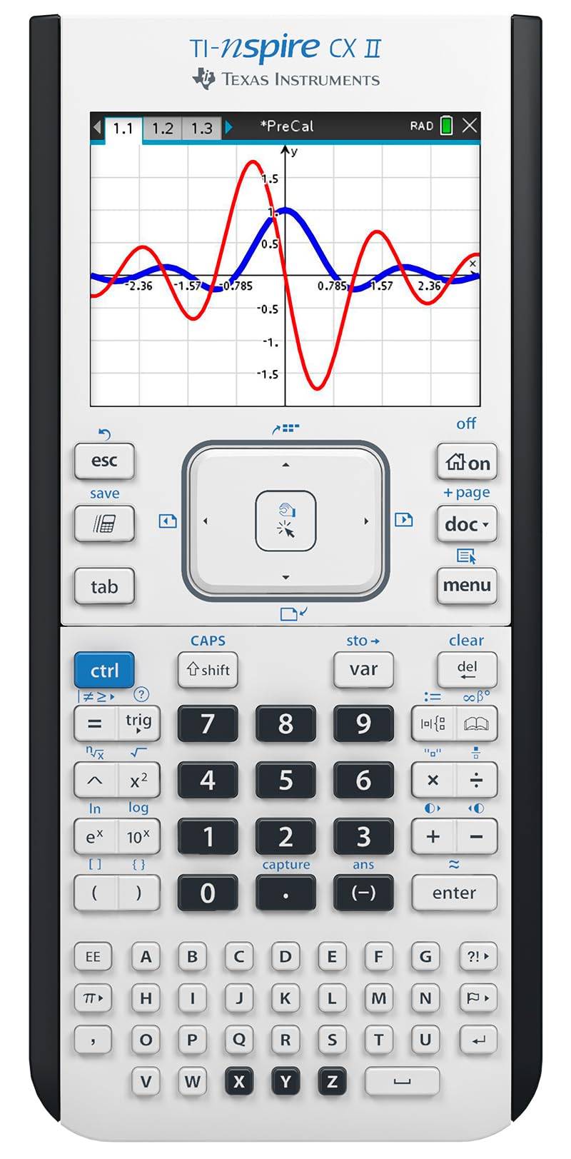 Texas Instruments TI-Nspire CX II Color Graphing Calculator with Student Software (PC/Mac)