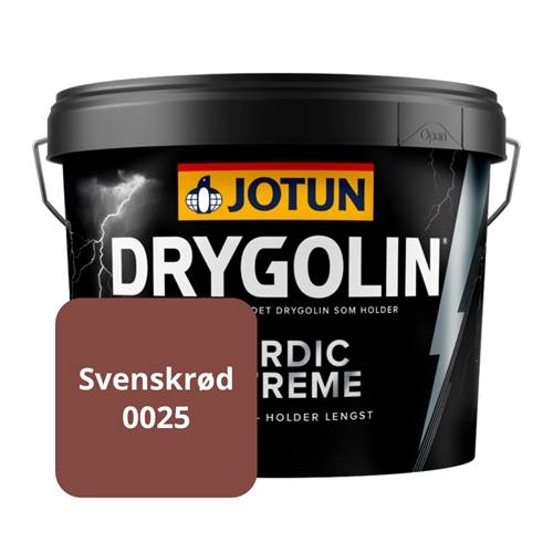 JOTUN DRYGOLIN NORDIC EXTREME træbeskyttelse - Svenskrød 0025.