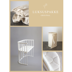 Luksuspakke - Babybay Original bedside crib - Beige / Nature (Off white)