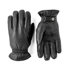 Hestra, Tilbehør, unisex, Sort, 8 IN, Uld, Vinterhandsker - Læder, Uld, Polyester