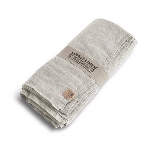 Lovely Linen - Lovely Dug 145 x 380 cm Light Grey.