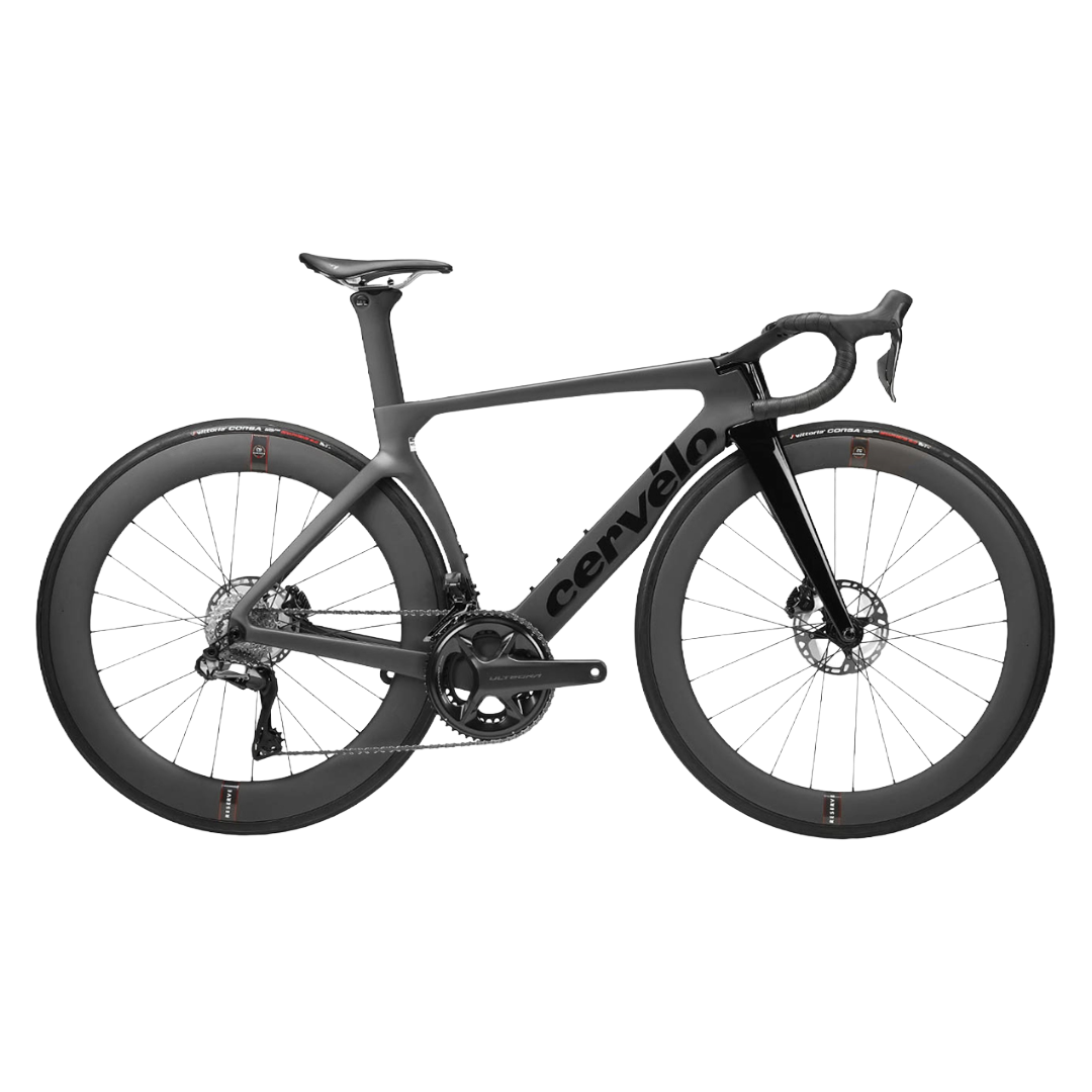 Cervélo S5 2024 - Shimano Ultegra Di2 2x12sp Power Meter - Reserve 52|63 - Bikeroom / 58 / five black
