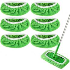 6pcs Reusable Wet Pads Compatible with Swiffer Sweeper Mop(Mop is not Included)