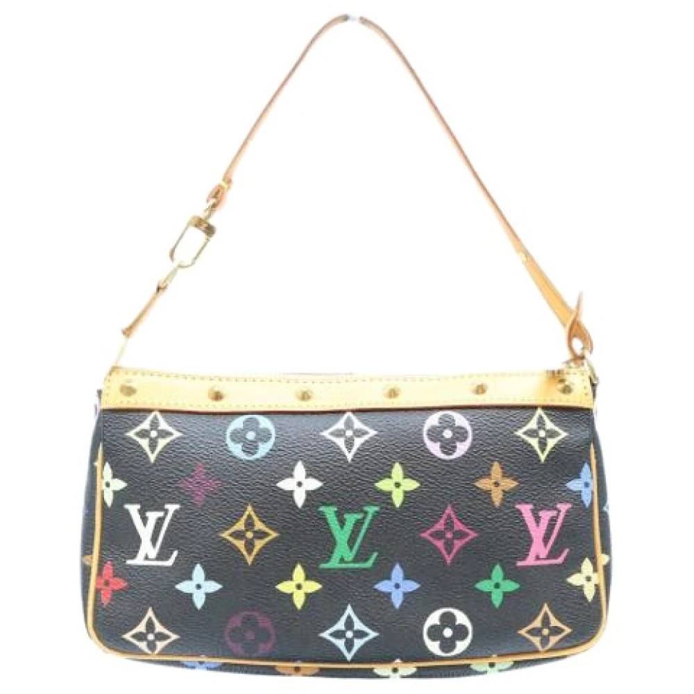 Louis Vuitton Vintage Pre-owned Pochette - Vintage - Dame - Flerfarvet - ONE SIZE - Uld
