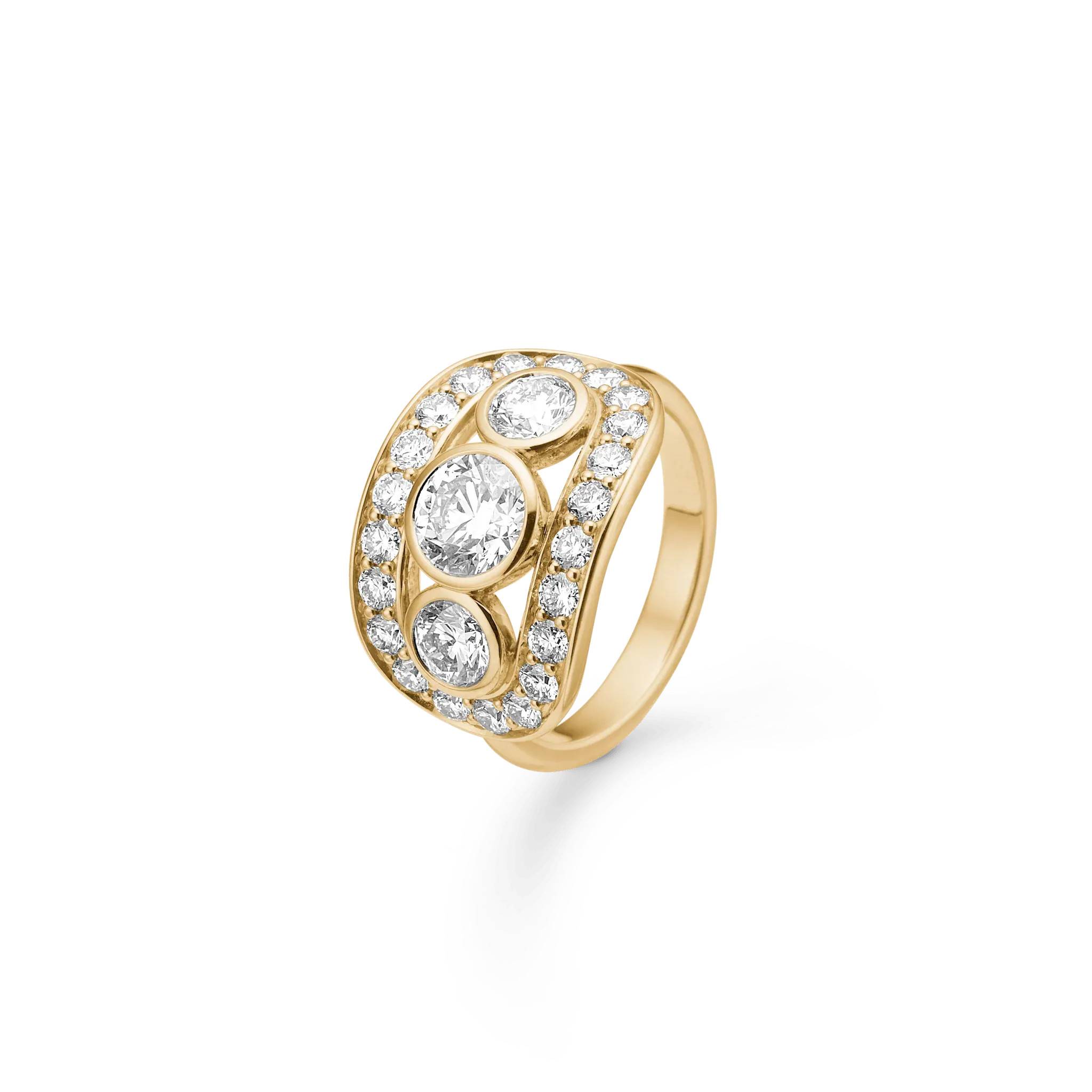 Julie Sandlau Heritage Trio Ring YG-RI341