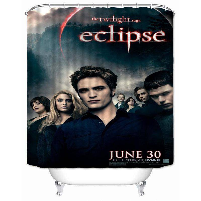 Musife Anpassad Twilight Saga Duschdraperi Tecknad Vattentät Polyestertyg Badrum Med Krokar Gör-det-själv Heminredning