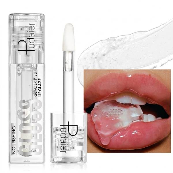 Pudaier - Extra Shine Lip Gloss - 4g - 01 Ice Crust - No Color