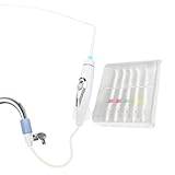 Kran för munsköljning, kran vattentråd - Water Flosser 6 Munstycken Icke-elektrisk munspolning - Tandrengöring Justerbar säkerhet Munvård för familjebruk