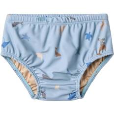 Wheat Bade Blebuks Philip Str 74/9m - Soft Blue Sea Life Blebadebukser Polyester hos Magasin