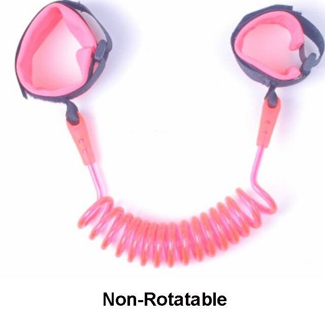 Justerbar Barnsäkerhetssele - Icke-roterbar rosa / 2m