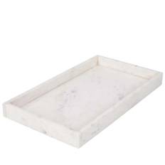 Bahne Marmor bakke - white - 40x22