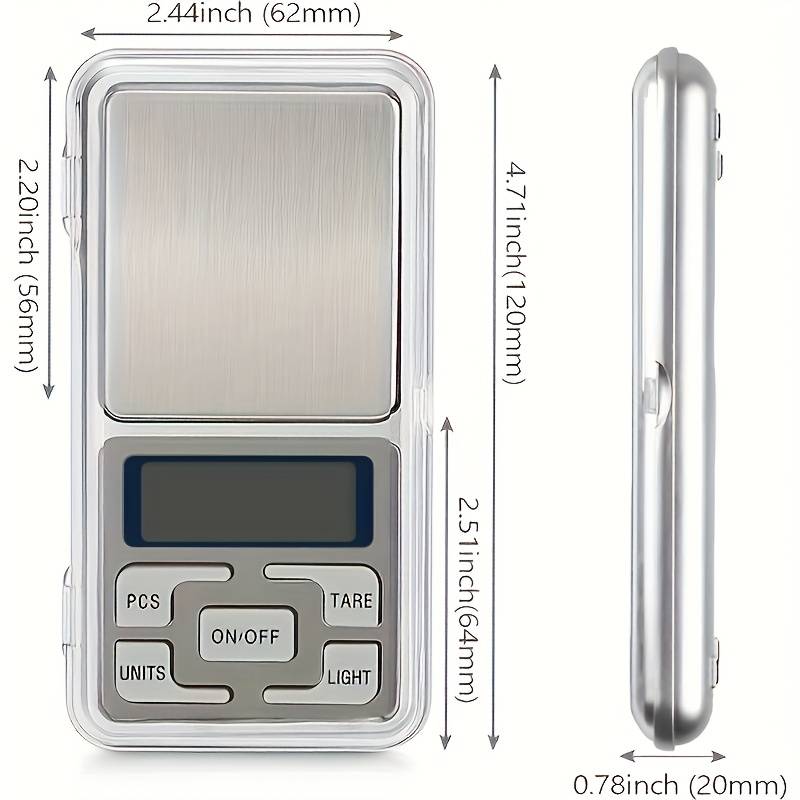 TEMU High-precision Digital Kitchen Scale With Gram And Ounce Units, Essential For Cooking, Baking, And Meal Prep, Suitable For Apartments And Dorms, Batteries Not Included