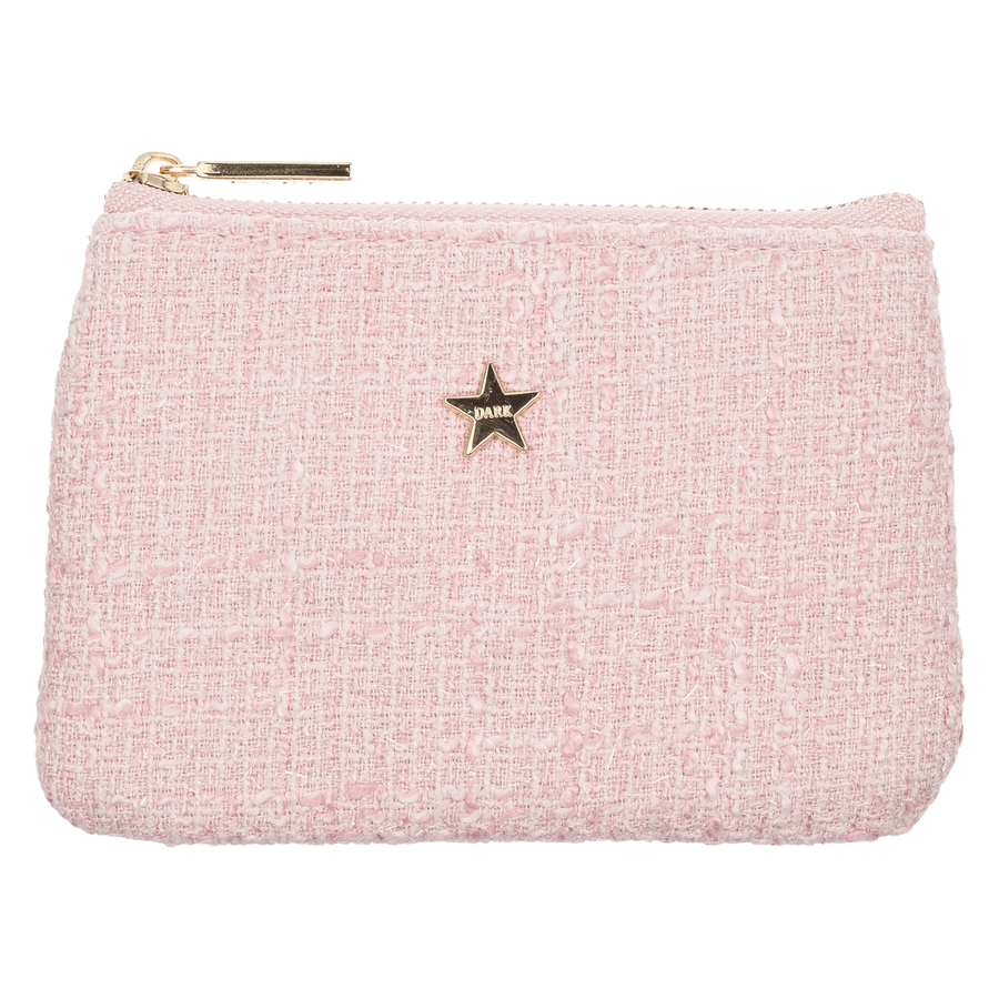 DARK Tweed Mini Pouch Cotton Candy