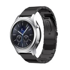 Samsung Gear S3 urrem af rustfrit stål - Sort