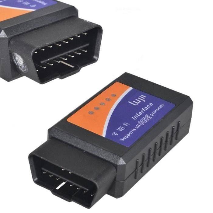 OBD2 Error Code Reader - INF - WiFi - iOS Compatible - Car Diagnostic - Black svart