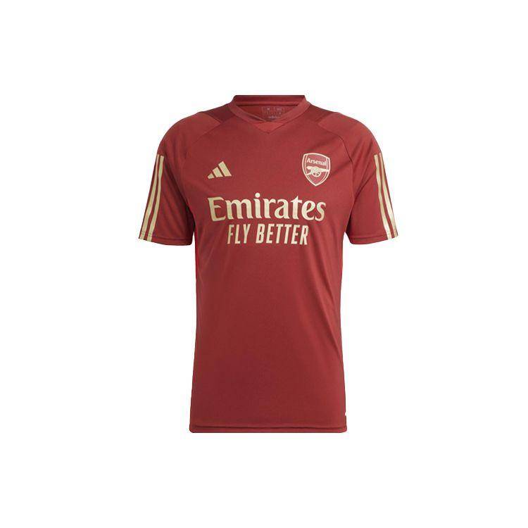 Adidas Bokstav Casual Kortärmad Fotbollströja Arsenal Säsong 23/24 Herrtröja Röd IJ7797 L