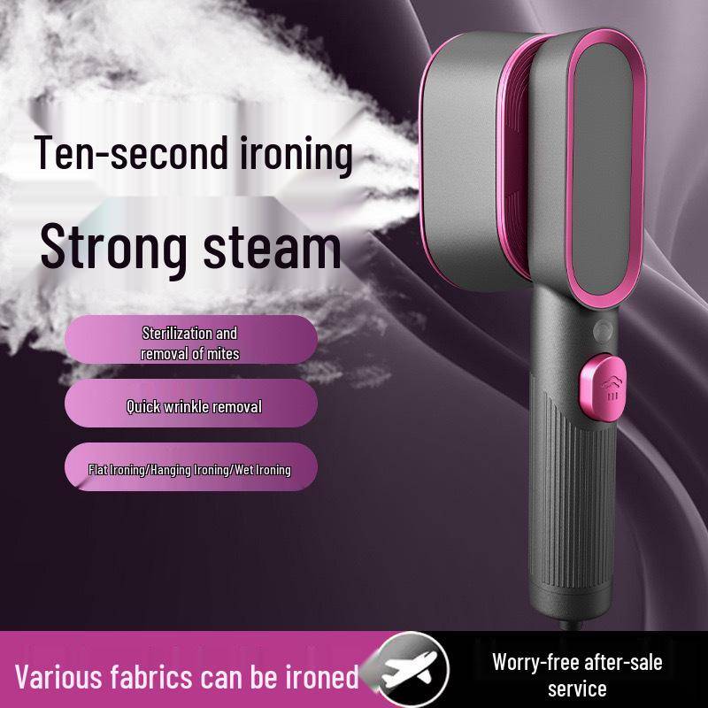 Portable Handheld Garment Steamer and Iron for Dry/Wet Dual-Use - Perfect for Travel and Household