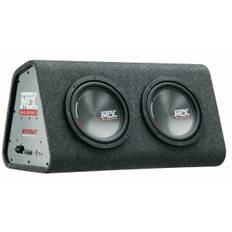 MTX RTP8x2 aktiv subwoofer med inbyggd klass-D-förstärkare (2x8")