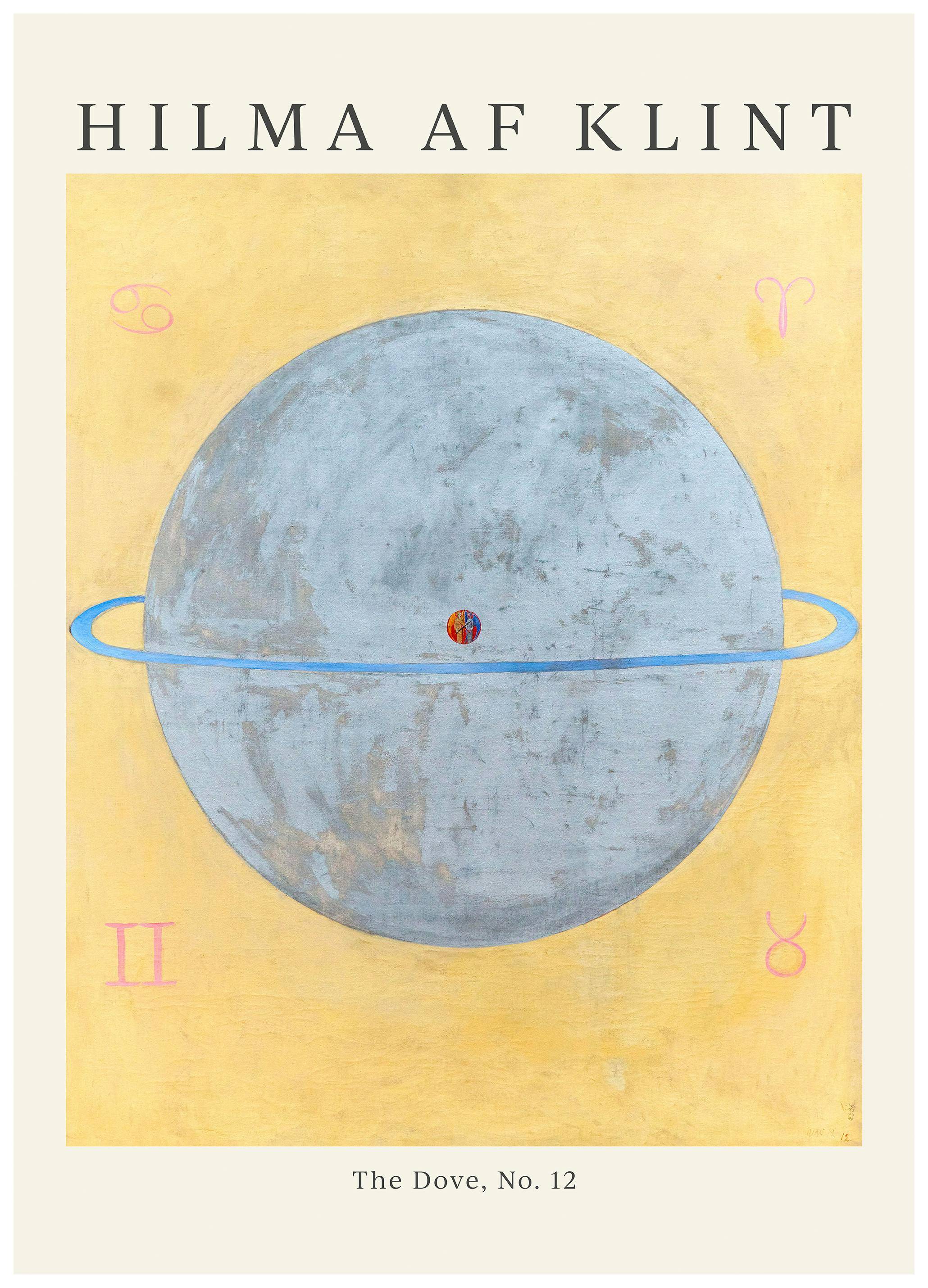 Poster - The Dove No.12 by Hilma af Klint (70x100 cm)