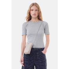 Light Grey GANNI Bou Crossbody Taske