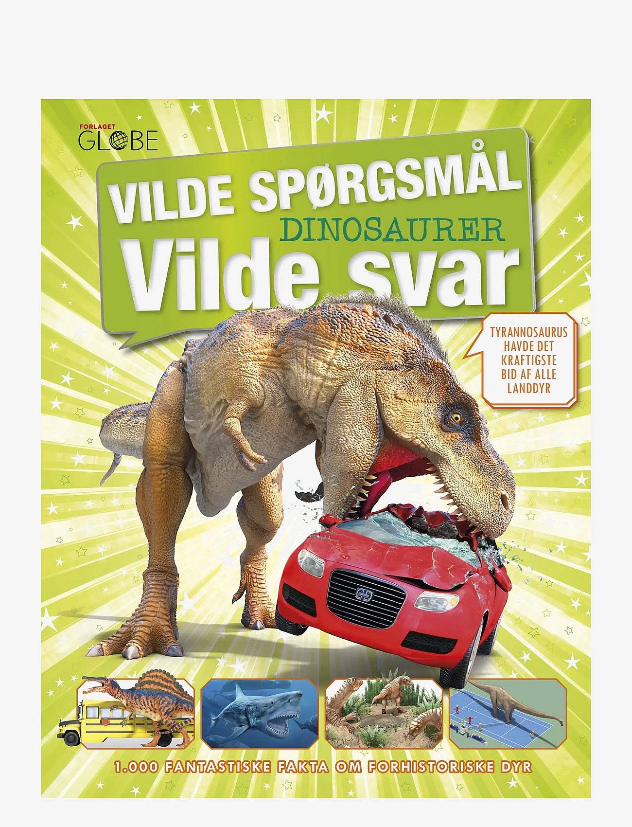 GLOBE Vilde Spørgsmål - Vilde Svar - Dinosaurer - Green - 22.1X28.2X2