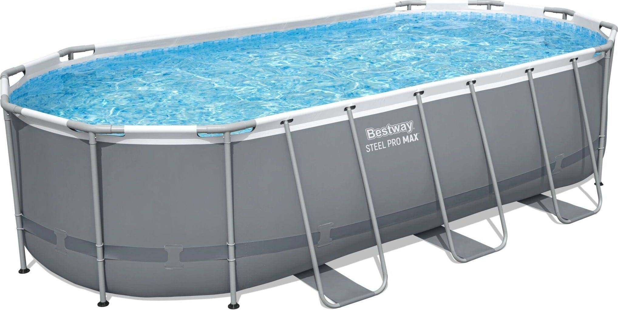 Frame Pool Oval Steel Pro MAX™ 549 x 274 x 122 cm inkl. Filterpumpe
