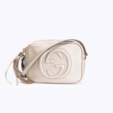 GUCCI Soho Disco Crossbody Bag - Silver (15x20x7 cm)