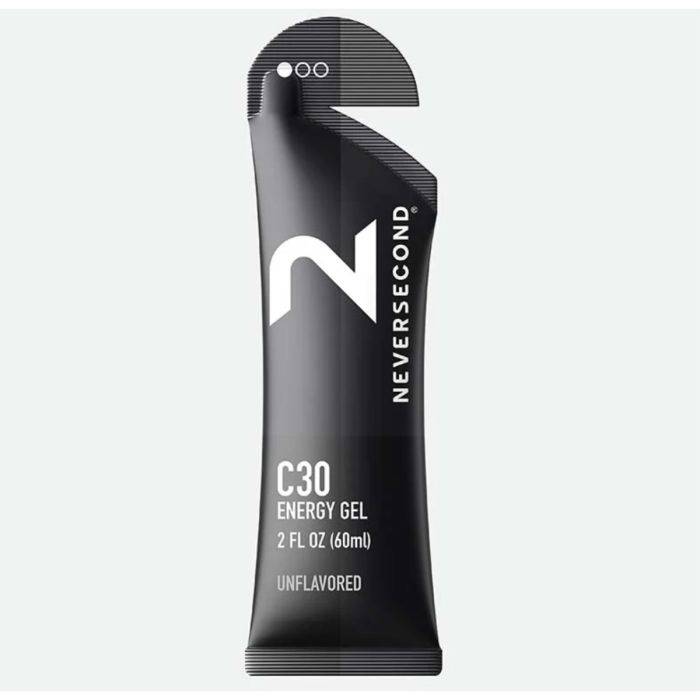 NeverSecond C30 Energi Gel - Smaklös, 12 Portioner för Uthållighetslöpare