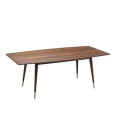 Naver Collection - GM 9920 Point Bord, 200 x 100 cm, Skiva i Oljad valnöt, Ben Matchande i trä , 1 iläggsskiva i mchande trä - Matbord - Nissen & Gehl - Träfärgad - Trä