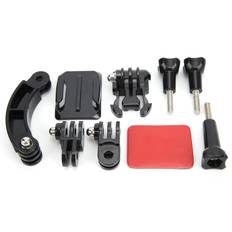 Portable Sports Camera Cycling Video Fixing Bracket Helmet Camera Mount Set Accessory