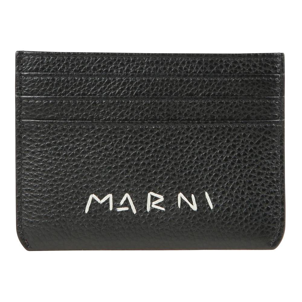 Marni Læderkortholder Pung - Accessories - Herre - Sort - ONE SIZE - Læder