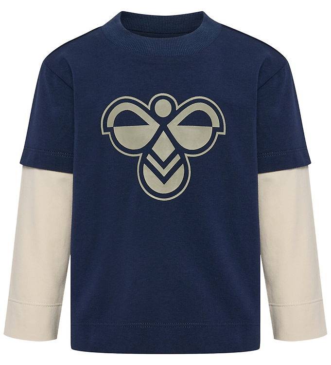 Hummel Tröja - HmlMini - Dress Blue - Hummel - 3 år (98) - Tröja