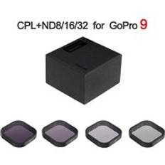 Telesin cpl nd8/16/32 filter setaluminum för gopro 9 hero 9 polarizied filter nd8 nd16 linsskydd kamera lins tillbehör - Cpl nd för hjälte 9