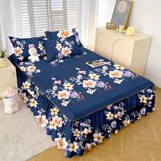 Ett Modern stil Sängkjolar Gjord Av Hemtextil Sängkläder , Anti-blekning , Anti-pilling , Inte Krympande , Förtjockad Fluff , Hudvänlig , Mjukt , Mas - Multifärgad (120*200,150*200,180*200,200*220)